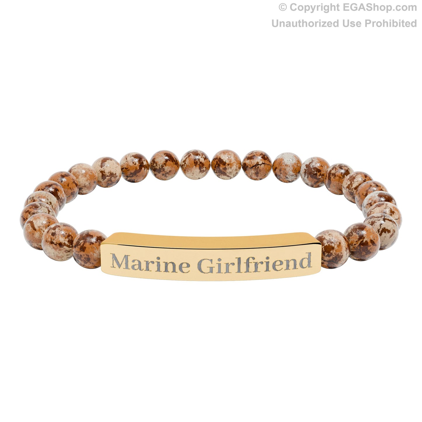 Marine Girlfriend Natural Stone Bead Bracelet