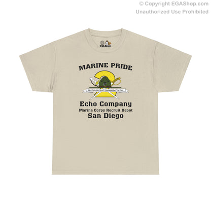 T-Shirt, Adult Heavy Cotton: 2nd Btn Echo San Diego