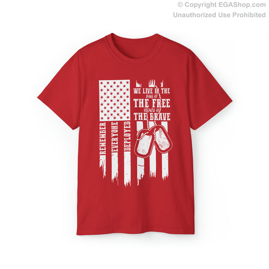 T-Shirt, Unisex: Red Friday Land of the Free