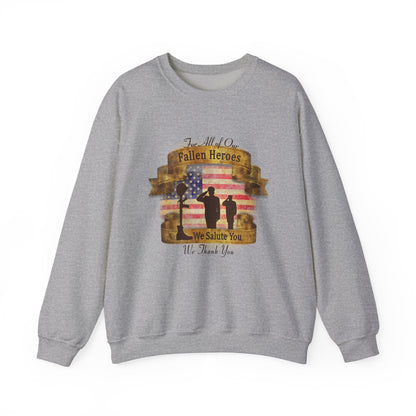 Fallen Heroes Salute Crewneck Sweatshirt