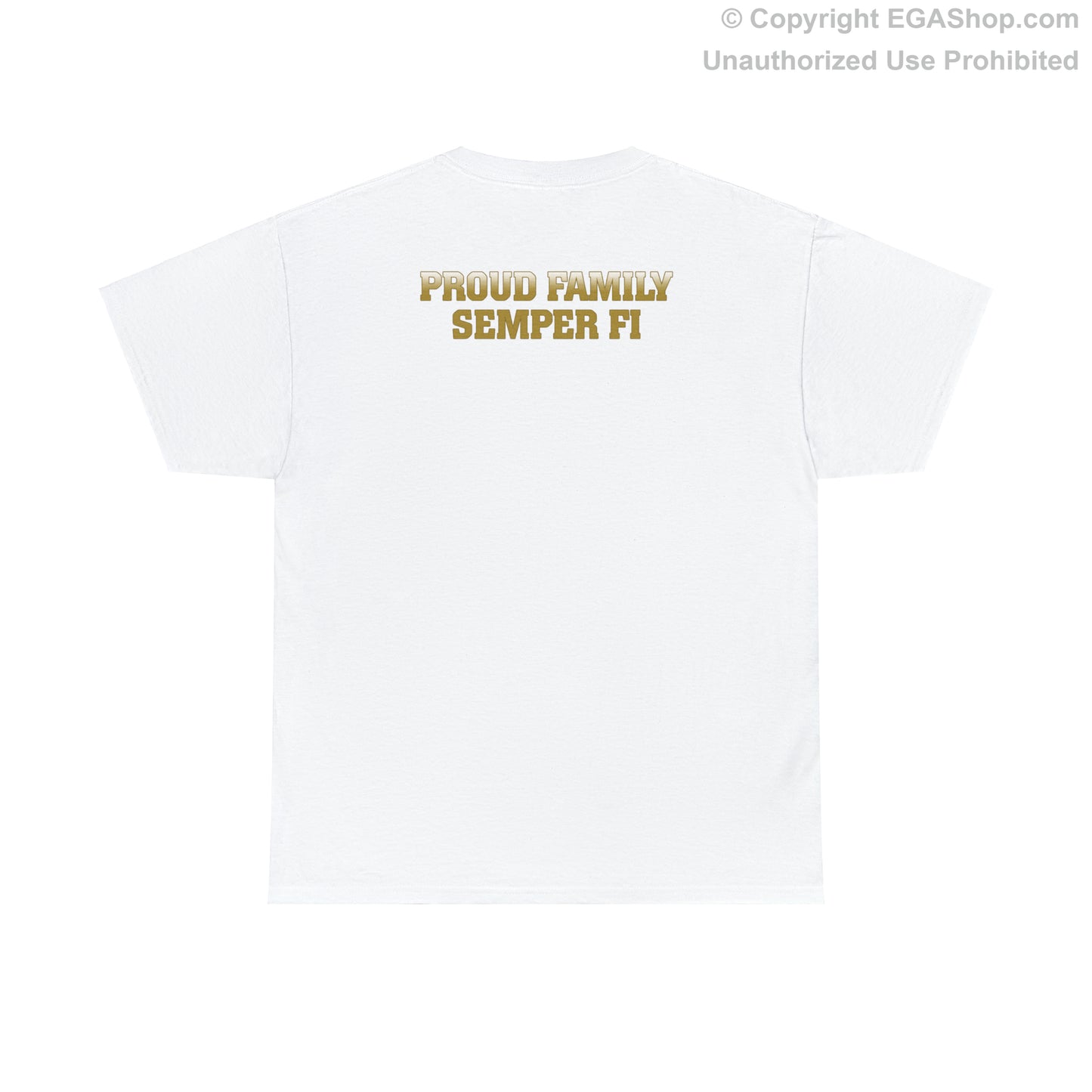 T-Shirt: Fox Co. MCRD Parris Island (EGA + Back Proud Family)