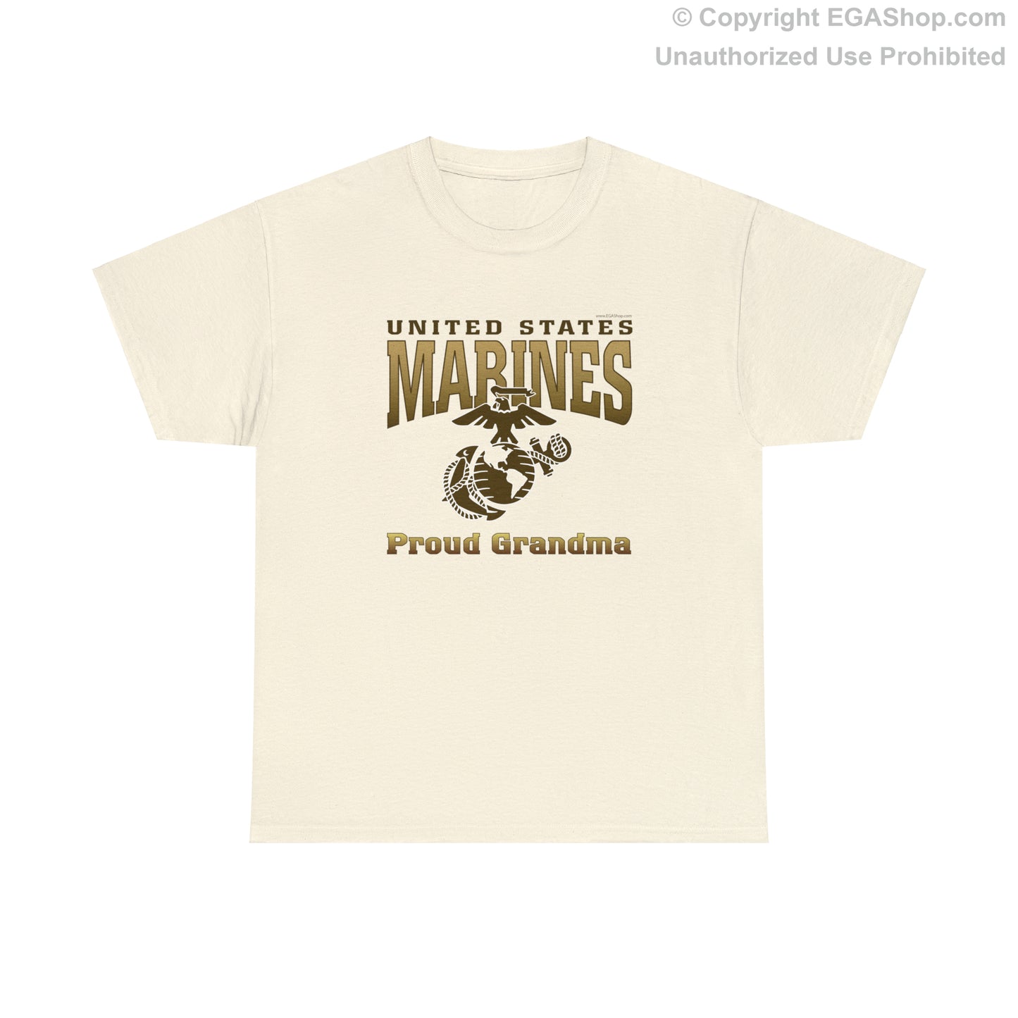 T-Shirt: United States Marines Proud Grandma
