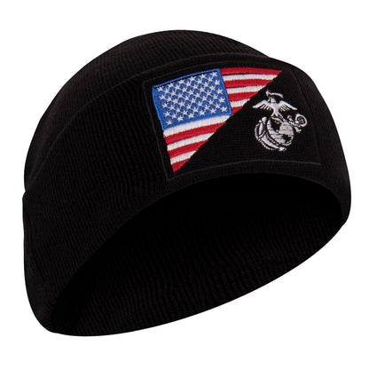 Watch Cap, American Flag with EGA (Color Choice)