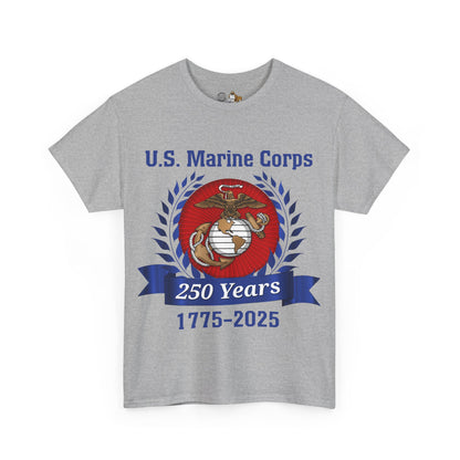 U.S. Marine Corps 250 Years T-Shirt, Commemorative Apparel