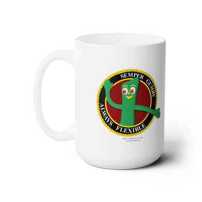 Coffee Mug 15oz: Semper Gumby