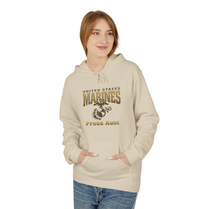 Hoodie Midweight Softstyle: United States Marines Proud Aunt