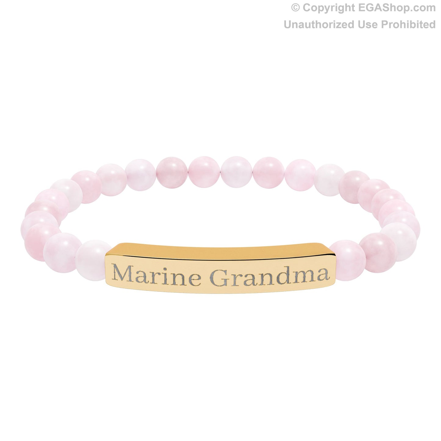 Marine Grandma Natural Stone Bead Bracelet