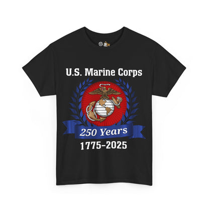 U.S. Marine Corps 250 Years T-Shirt, Commemorative Apparel