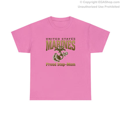 T-Shirt: United States Marines Proud Step-Mom