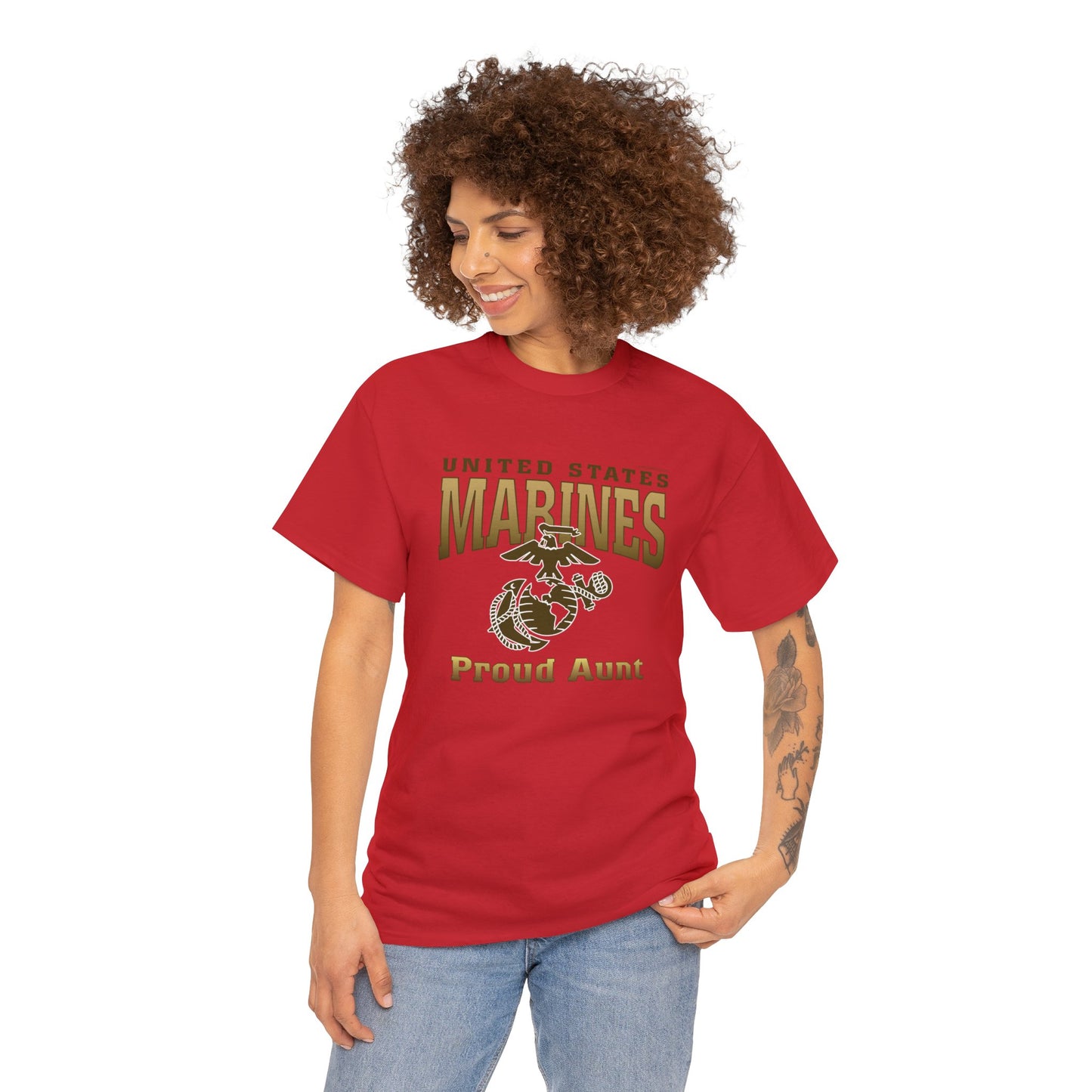 T-Shirt: United States Marines Proud Aunt