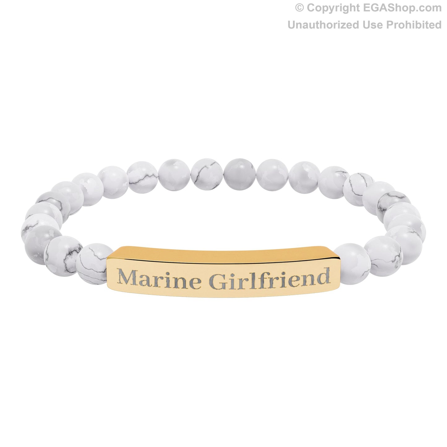 Marine Girlfriend Natural Stone Bead Bracelet