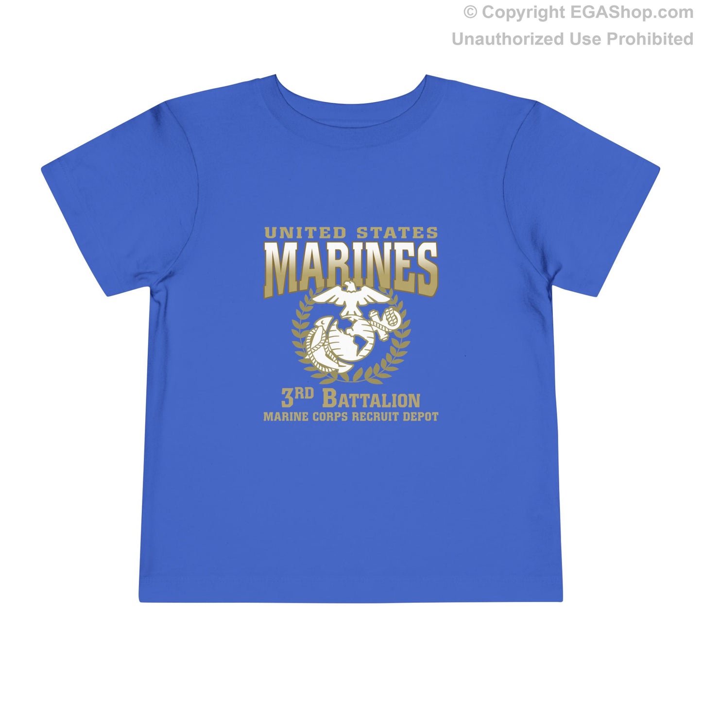 T-Shirt Toddler: 3rd Recruit Battalion (Royal Blue or Navy)