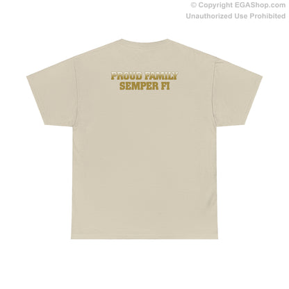 T-Shirt: Echo Co. MCRD San Diego (EGA + Back Proud Family)