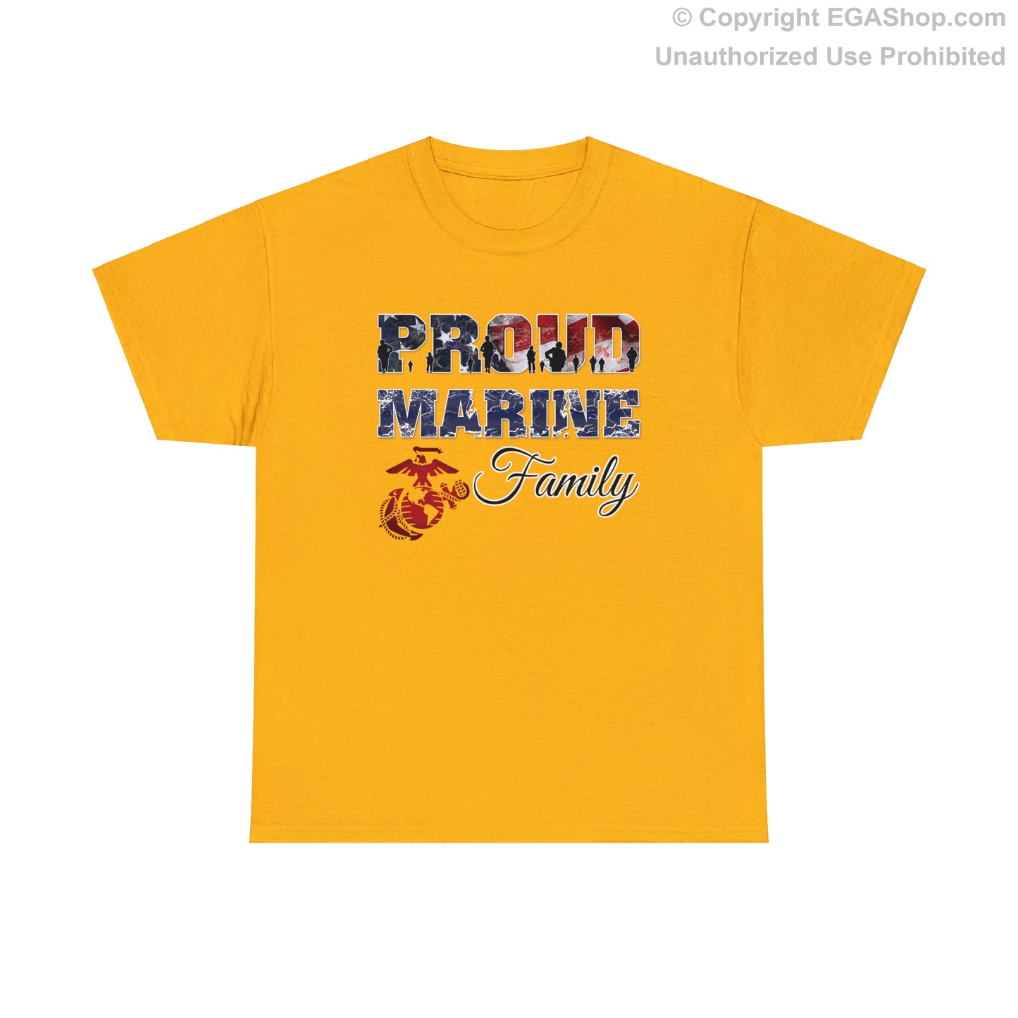 T-Shirt Proud Marine Family (Your Choice of Colors)