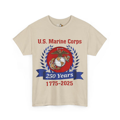 U.S. Marine Corps 250 Years T-Shirt, Commemorative Apparel