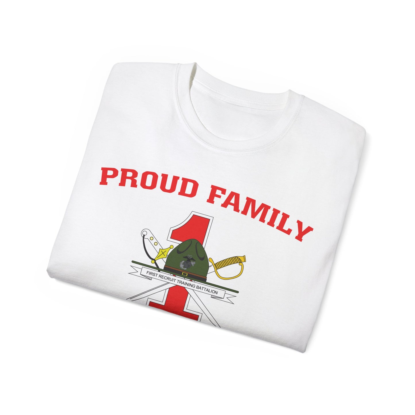 T-Shirt: Delta Co. MCRD Parris Island (1st Battalion Crest)