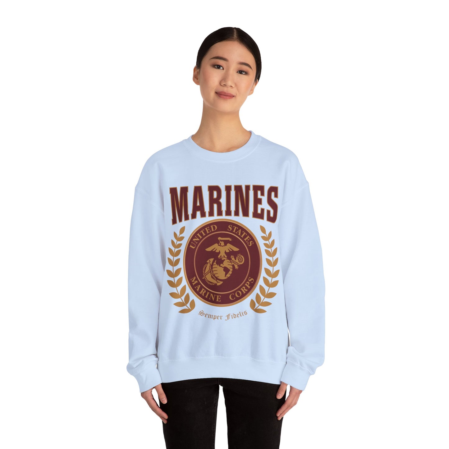 Sweatshirt: Marines Red Seal (Color Choices)