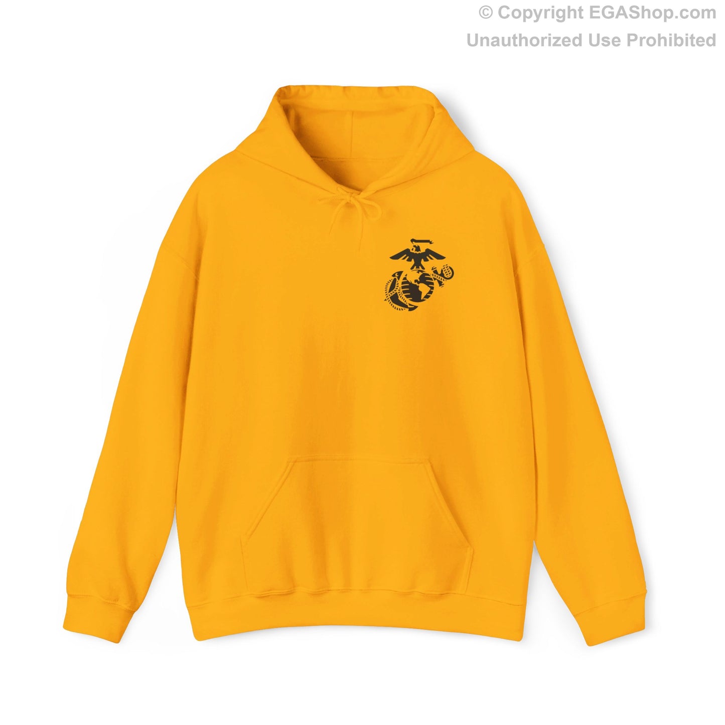 Hoodie: Hotel Co. MCRD San Diego (2nd Battalion Crest on BACK)