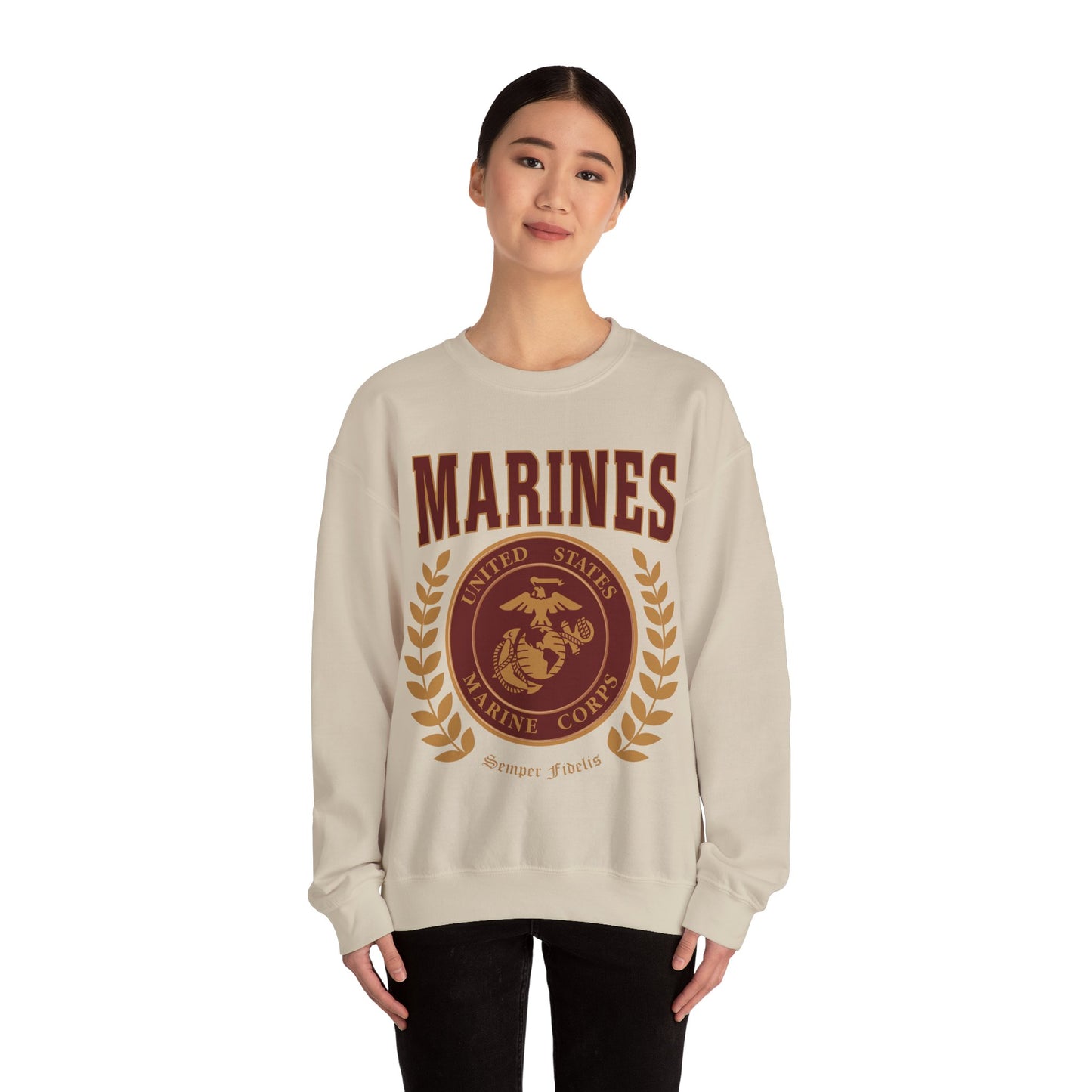 Sweatshirt: Marines Red Seal (Color Choices)