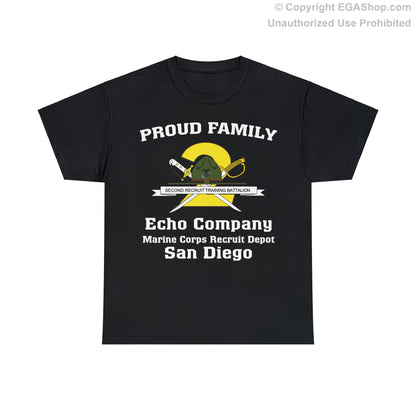 T-Shirt: Echo Co. MCRD San Diego (2nd Battalion Crest)