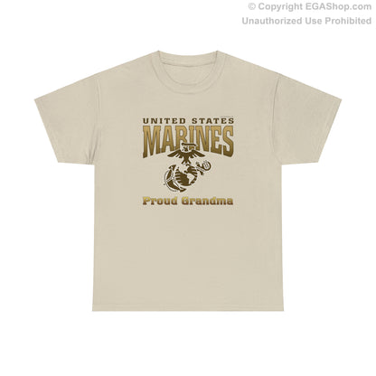 T-Shirt: United States Marines Proud Grandma