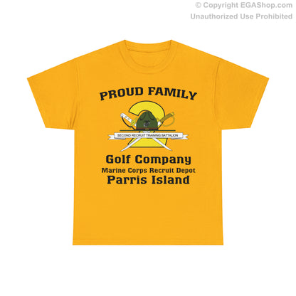 T-Shirt: Golf Co. MCRD Parris Island (2nd Battalion Crest)