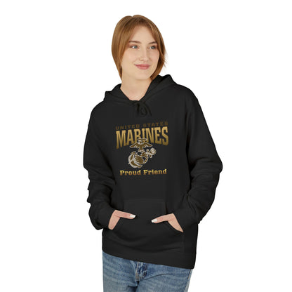 Hoodie Midweight Softstyle: United States Marines Proud Friend