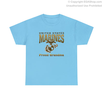 T-Shirt: United States Marines Proud Grandma