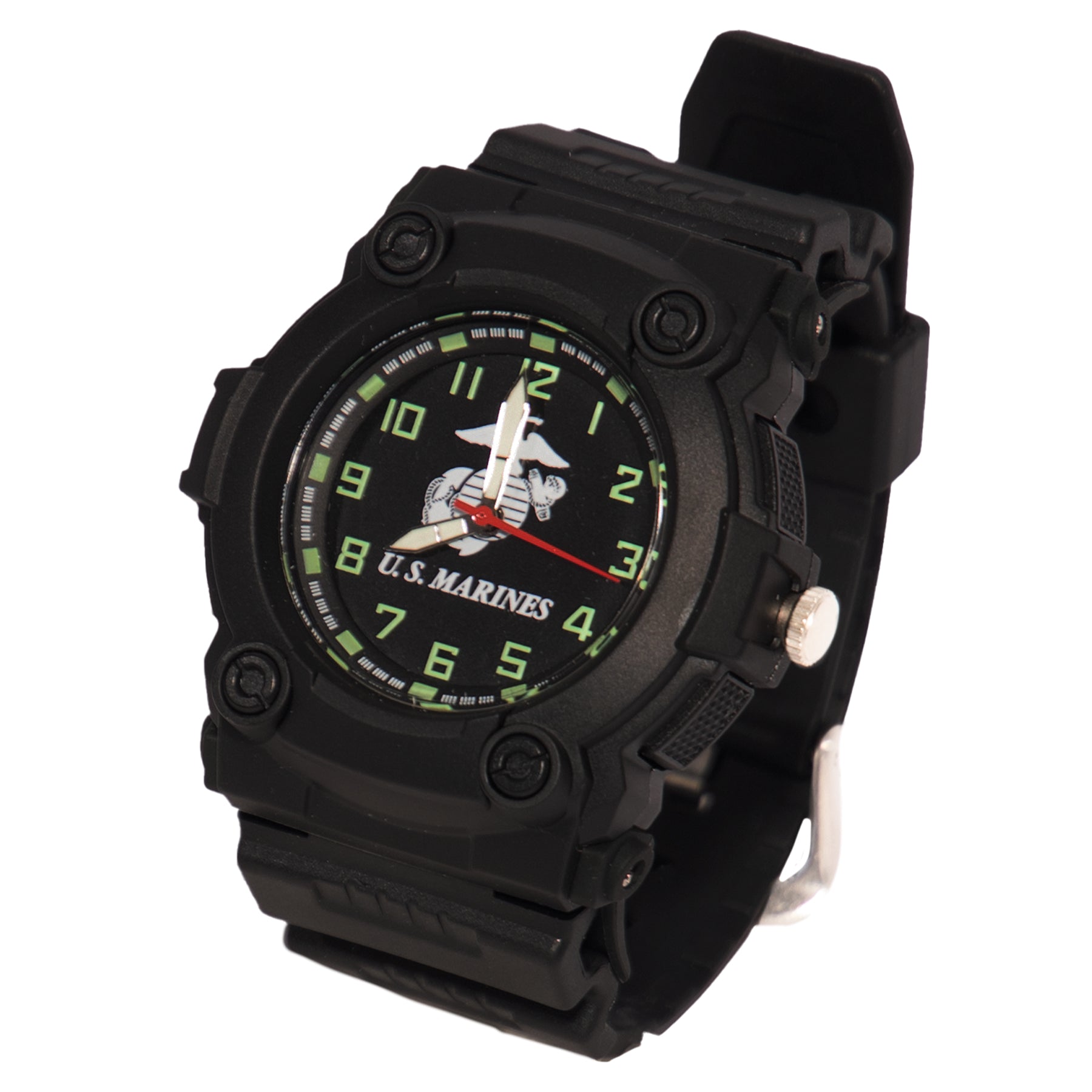 Watch (Men's), w/ Marines on Red Face