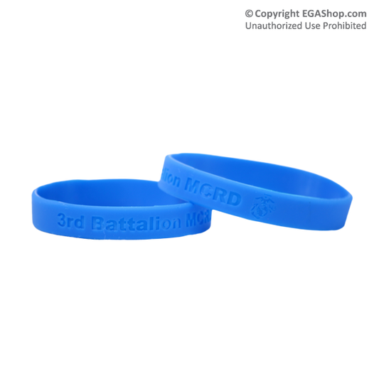 Wristband: 3rd Btn MCRD (Blue)