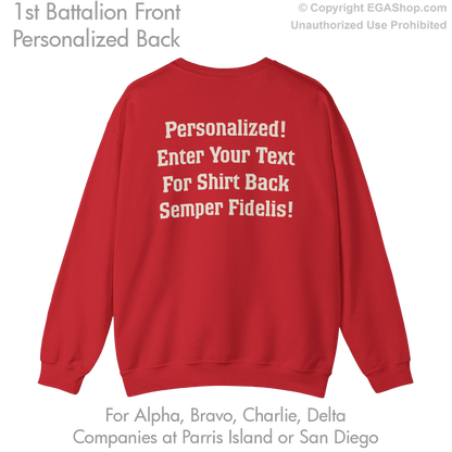 1st Battalion: Personalized Sweatshirt