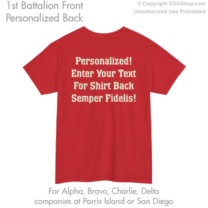 1st Battalion: Personalized T-Shirt