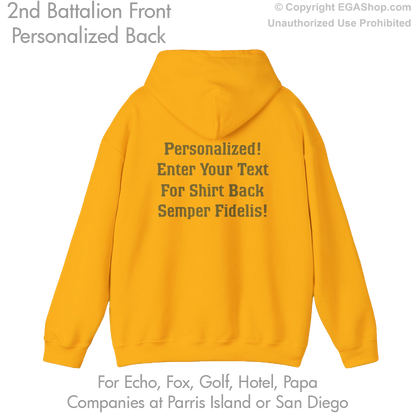 2nd Battalion: Personalized Hoodie