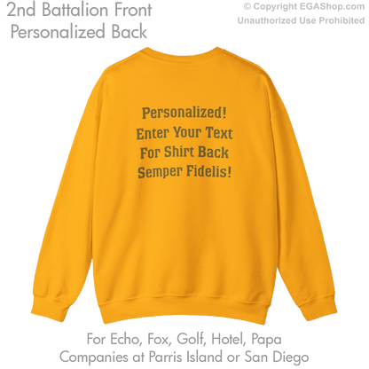 2nd Battalion: Personalized Sweatshirt