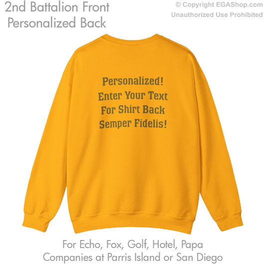 2nd Battalion: Personalized Sweatshirt