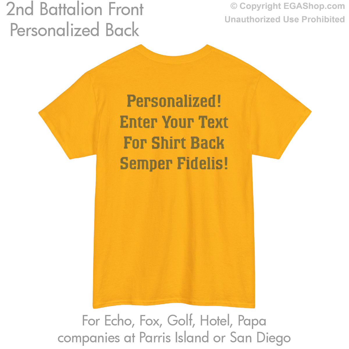 2nd Battalion: Personalized T-Shirt