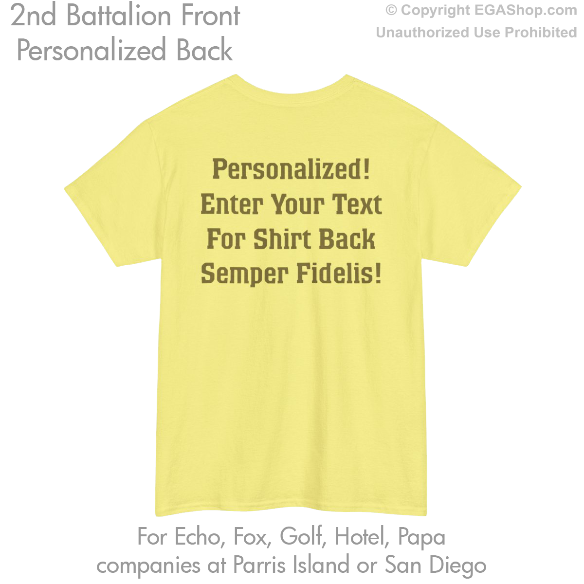 2nd Battalion: Personalized T-Shirt