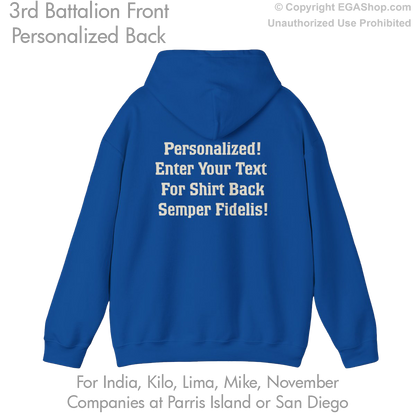 3rd Battalion: Personalized Hoodie