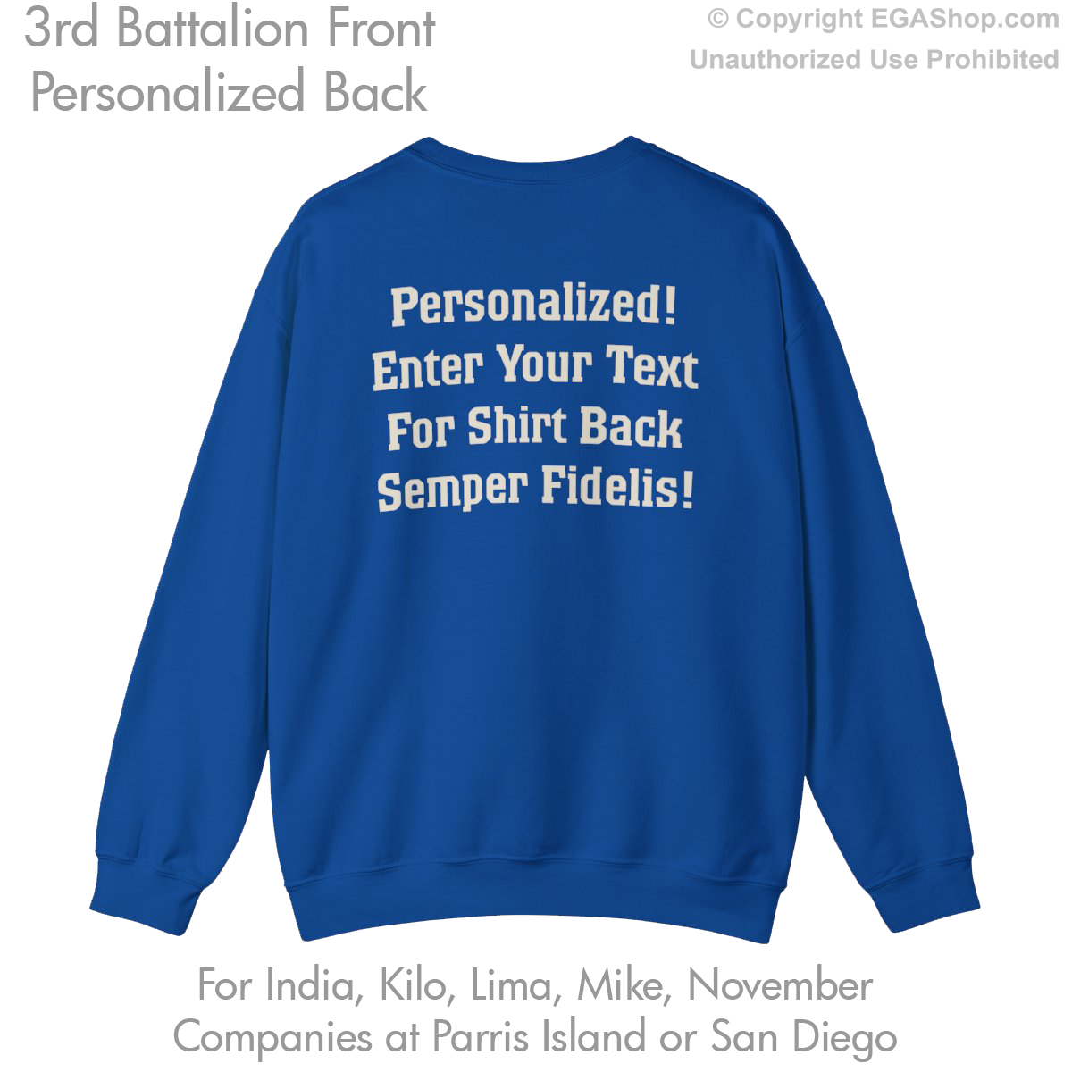 3rd Battalion: Personalized Sweatshirt