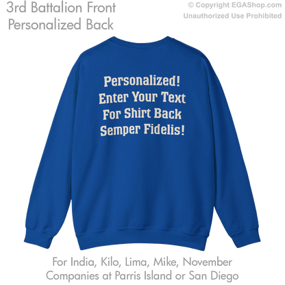 3rd Battalion: Personalized Sweatshirt