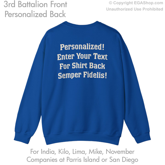 3rd Battalion: Personalized Sweatshirt