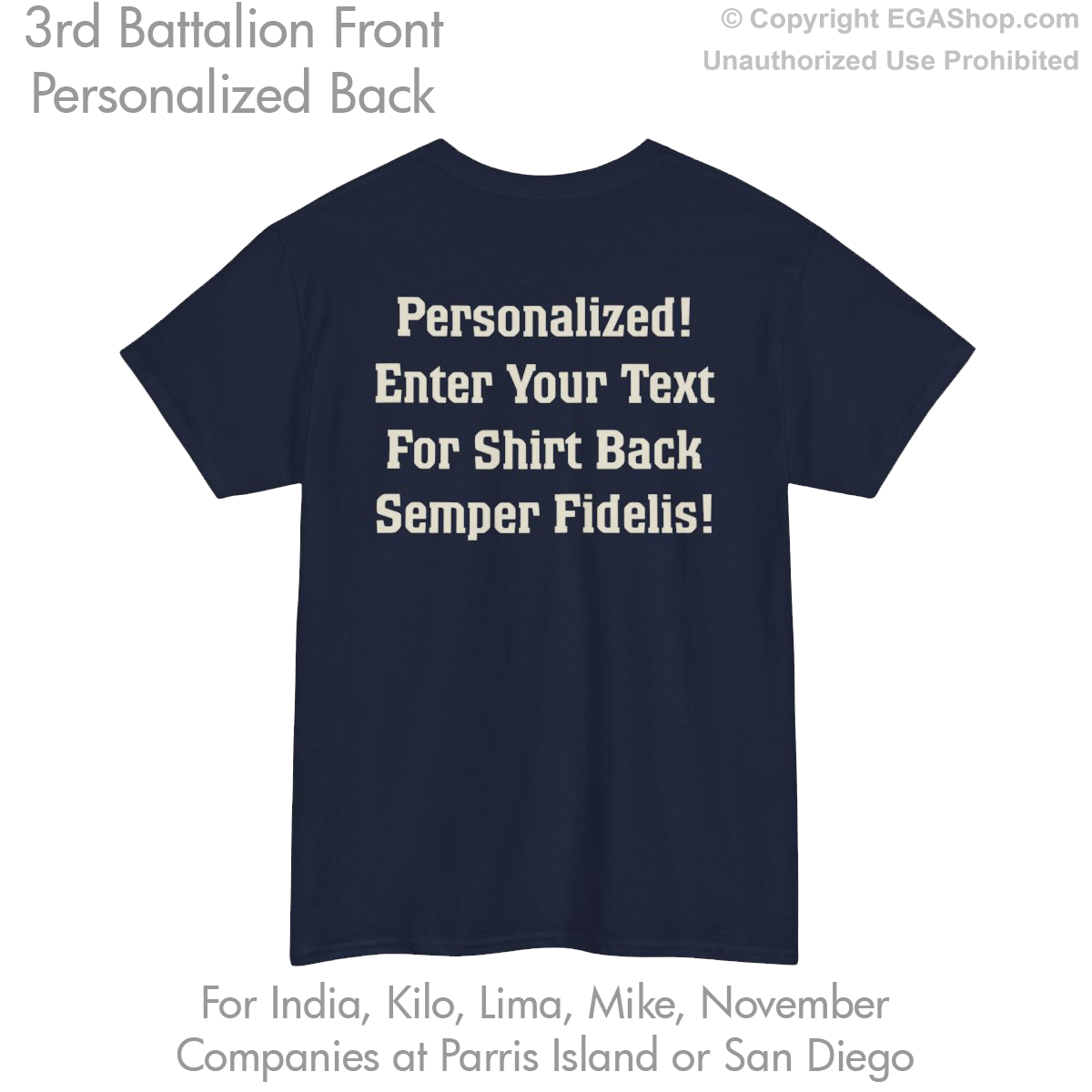 3rd Battalion: Personalized T-Shirt