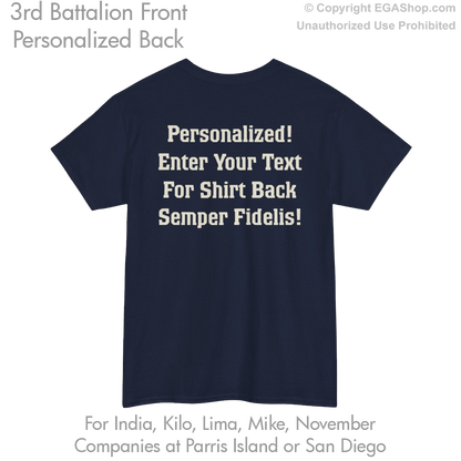 3rd Battalion: Personalized T-Shirt