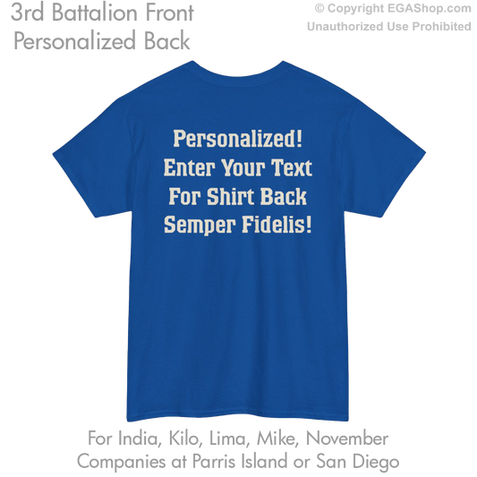 3rd Battalion: Personalized T-Shirt