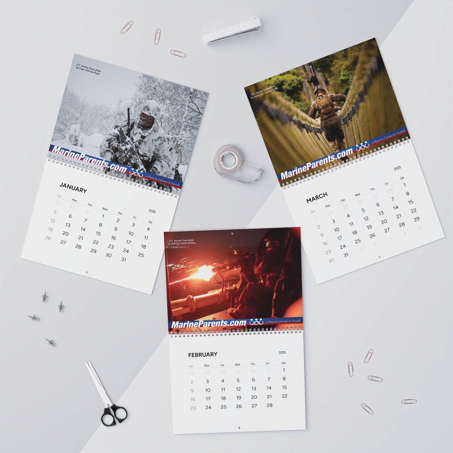 Calendar: 2025 Marine Corps Photography