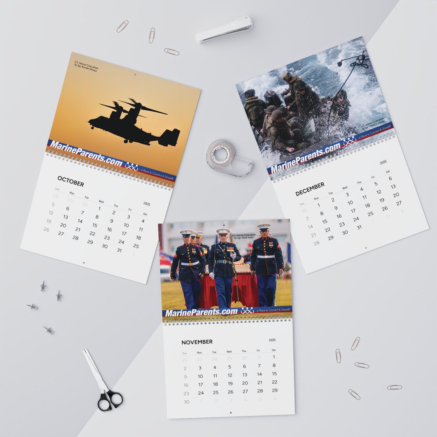 Calendar: 2025 Marine Corps Photography