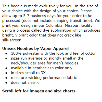 Hoodie: Honor, Courage, Commitment. (Choose Affiliation)