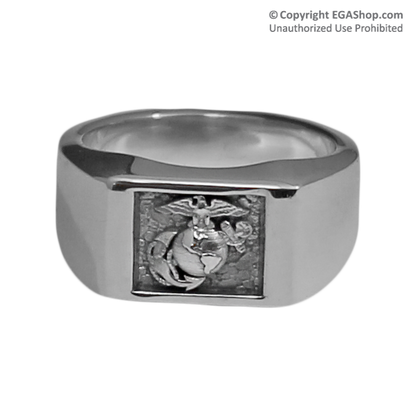 Ring, Sterling Silver EGA High Polished