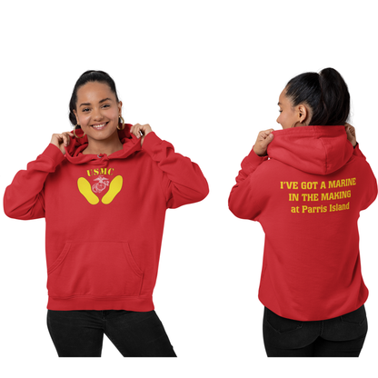 Hoodie: Marine in the Making, Parris Island (Battalion Color Choices)