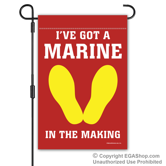 Garden Flag: I've Got a Marine in the Making (1st Battalion, Available March 1st)